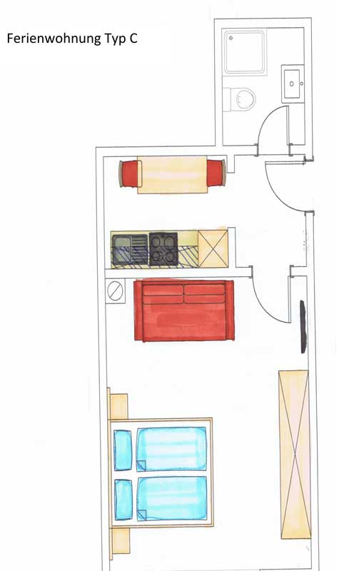 Auerhof floorplan apartment C