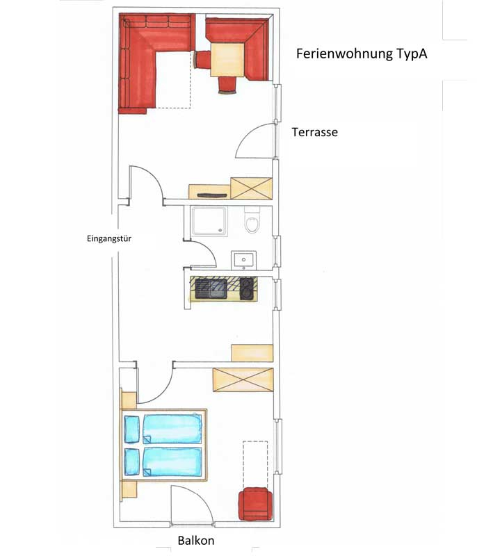 Auerhof floorplan apartment A